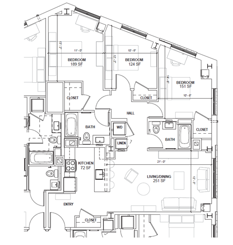 225 Centre Street 1-3 Beds Apartment, Affordable for Rent - Photo Gallery 16